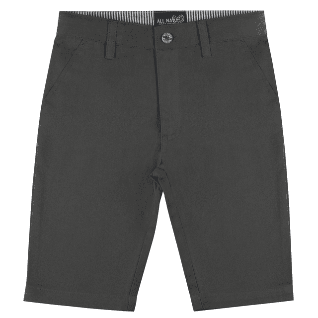 Buyless Fashion Shorts Garçon Pantalon devant Plat Coton Décontracté Coupe Droite