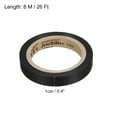 thumbnail image 2 of Uxcell 26Ft Tennis Racket Badminton Racquet Grip Finishing Tapes, Black 4 Pack, 2 of 6