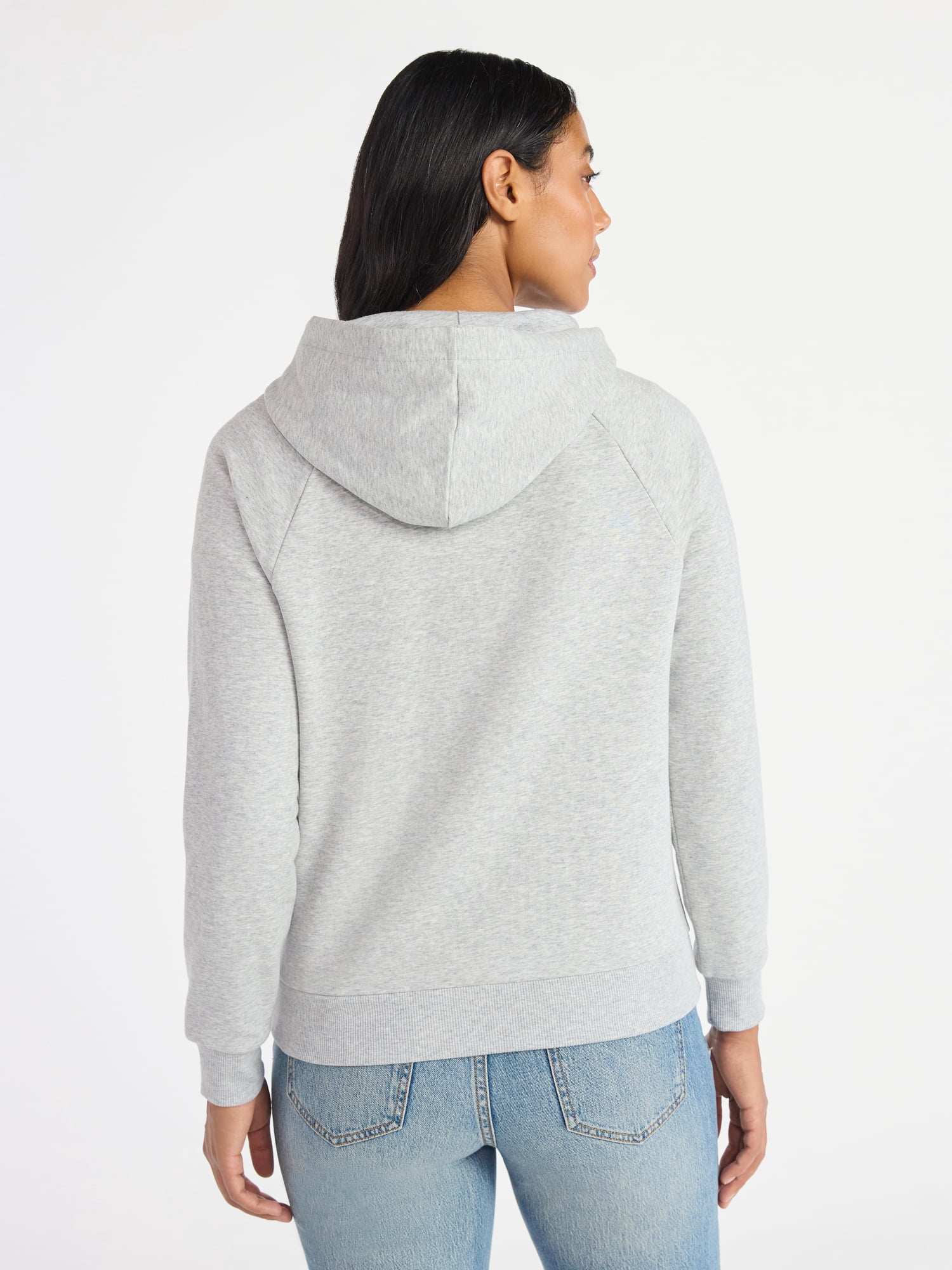 Time and Tru Women's Fleece Hoodie, Sizes XS-XXXL