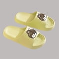 thumbnail image 6 of Women Cute Cartoon EVA Slide Sandals Platform Lightweight Non-Slip for Pool Beach Travel Comfort Green,Size 3.5-5, 6 of 8
