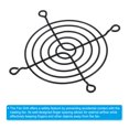 thumbnail image 4 of Unique Bargains 80mm Fan Finger Grill Metal Grill Protector Guard Fan Protective Cover 8 Pack, 4 of 6