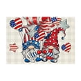 thumbnail image 1 of SLYNSHome 4th of July Napperons Patriotiques Gnome Rouge Blanc Bleu Napperon Cuisine Salle à Manger Fête de l'Indépendance Résistant à la Chaleur Napperons de Table pour Décoration de Table des Fêtes, 1 of 6