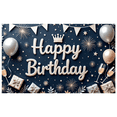 thumbnail image 2 of Decorative Design Birthday Decor Happy Birthday Banner Celebration Decorative Banner for Birthday Party Indoor Decoration Holiday Celebration, 2 of 7