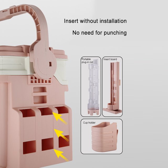 Soporte Para Caña De Pescar Estante de barril de pesca, soporte ajustable para caña de pescar para artes de pesca (rosa) Tmvgtek Para Estrenar
