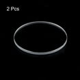 thumbnail image 3 of Uxcell 2pcs 31.5mmx2mm High Transmittance Watch Crystal Lens Glass Round Flat Mineral, 3 of 7