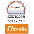 thumbnail image 2 of Easyawn Sunbrella Dome Window Awning/Door Awning/ 5 Colors + 3 Sizes/Door Canopy/Window Awning/Canvas Window Awning/Canvas Door Awning/by Easyawn with Sunbrella Canvas (Burgundy 4 feet Wide), 2 of 4