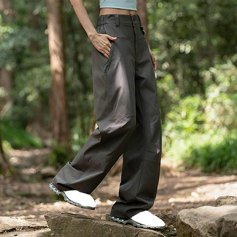 PiGOGI Women's Waterproof Windproof Outdoor Pants Casual Sports