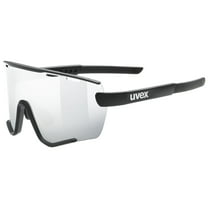 Uvex Unisex - Adults Sportstyle 236 Set Sports Eyewear - Black Matte/Silver - Anti-Fog & 100% UV Protection