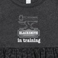 thumbnail image 4 of Inktastic Future Blacksmith in Training Girls Baby Dress, 4 of 5