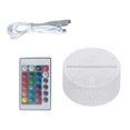 thumbnail image 1 of MIRACLE Modern USB Cable Night Light Switch Tactile Acrylic 3D Led Night Lamp Assembled Base For Home Bedroom Decor, 1 of 8
