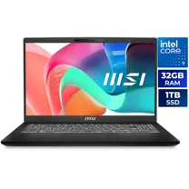 MSI Modern 15 H 15.6" Touch Screen Laptop Intel Core 9 270H 32GB RAM1 TB NVMe SSD Windows 11 Home (C2RMTG-401US)