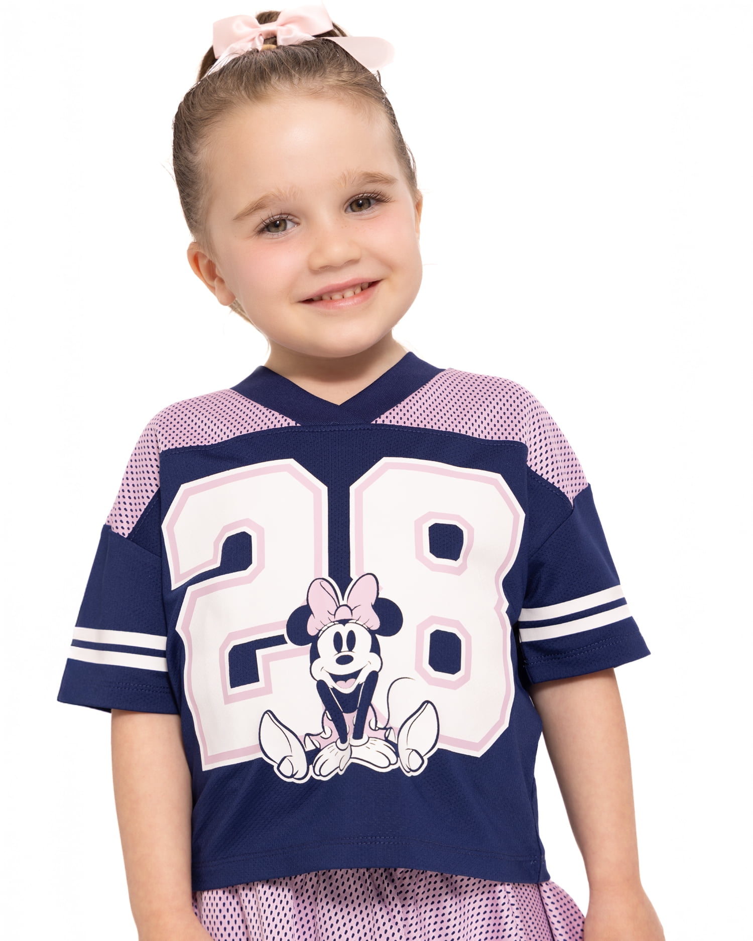 Minnie Mouse Toddler Girls Short Sleeve Graphic Jersey and Skirt Set, 2 Piece, Sizes 12M-5T