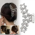 thumbnail image 3 of Pinces à Cheveux en Métal Étoile Creuse pour Femmes Grandes Pinces à Cheveux, 3 of 8