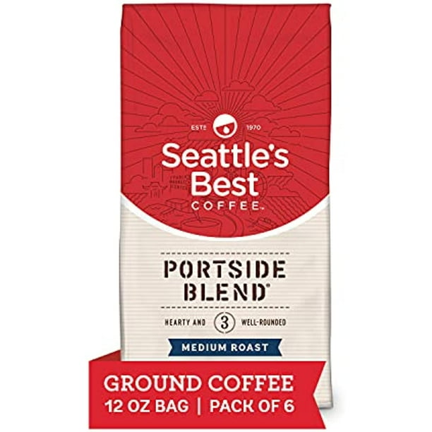 Seattles Best Coffee Portside Blend Medium Roast Ground Coffee 12
