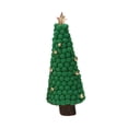 thumbnail image 3 of yotijay Christmas Tree Statue Wood Sculpture Artwork Gift Crafts for Home Decor Ornament Green, 3 of 9