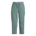 thumbnail image 4 of Athletic Works Women's and Women's Plus Core Knit Capri, Sizes XS-4X, 4 of 5