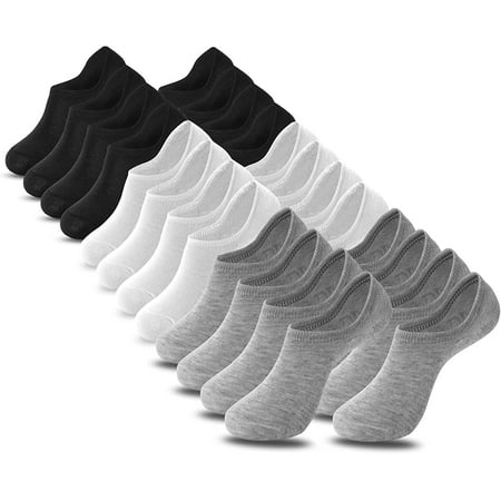 

12 Pairs No Show Socks Men Women Crew Socks Ankle Socks Low Cut Socks