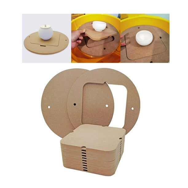 Sistema de murciélago de cerámica para herramientas de modelado de rueda de cerámica Adaptador de murciélago con inserto extraíble Sistema de murciéla 12 piezas conjunto perfecl Sistema de murciélagos de alfarero