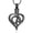 Black, variant on Mom Heart Urn Pendant Cremation Jewelry for Ashes Holder Memory Necklace Memorial Jewelry Sympathy Gift