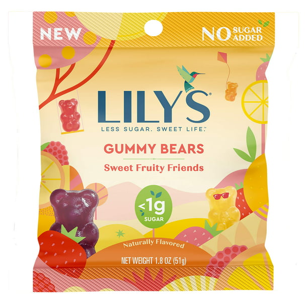 Lily's Gummy Bears Sweet Fruity Friends, 1.8oz