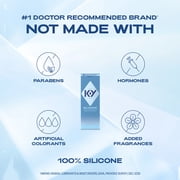 K-Y Silicone Personal Lube, Premium Silicone Lubricant For Couples and Sexual Wellness, 1.5 fl oz