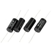 Unique Bargains 4 Pcs 3.3uF DC 400V Axial Lead Electrolytic Tubular Audio Capacitor