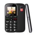 thumbnail image 1 of artfone+ Teléfono celular para personas mayores desbloqueado con teclas grandes | Botón SOS | Radio FM | Altavoz de caja | Batería de 1400 mAh | Linterna y estación de carga, negro, 1 of 5