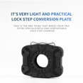 thumbnail image 3 of Bicycle Pedal Flat Platform Adapter Road Bike Pedal Plate Cycling Part, 3 of 7