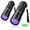 Black-12LED, variant on 2 Packs Black Light Flashlight, 12LED 395nm UV Handheld Black Light Mini Flashlight, Dogs Urine Detector for Dry Urine Stains, Bed Bugs, Scorpions