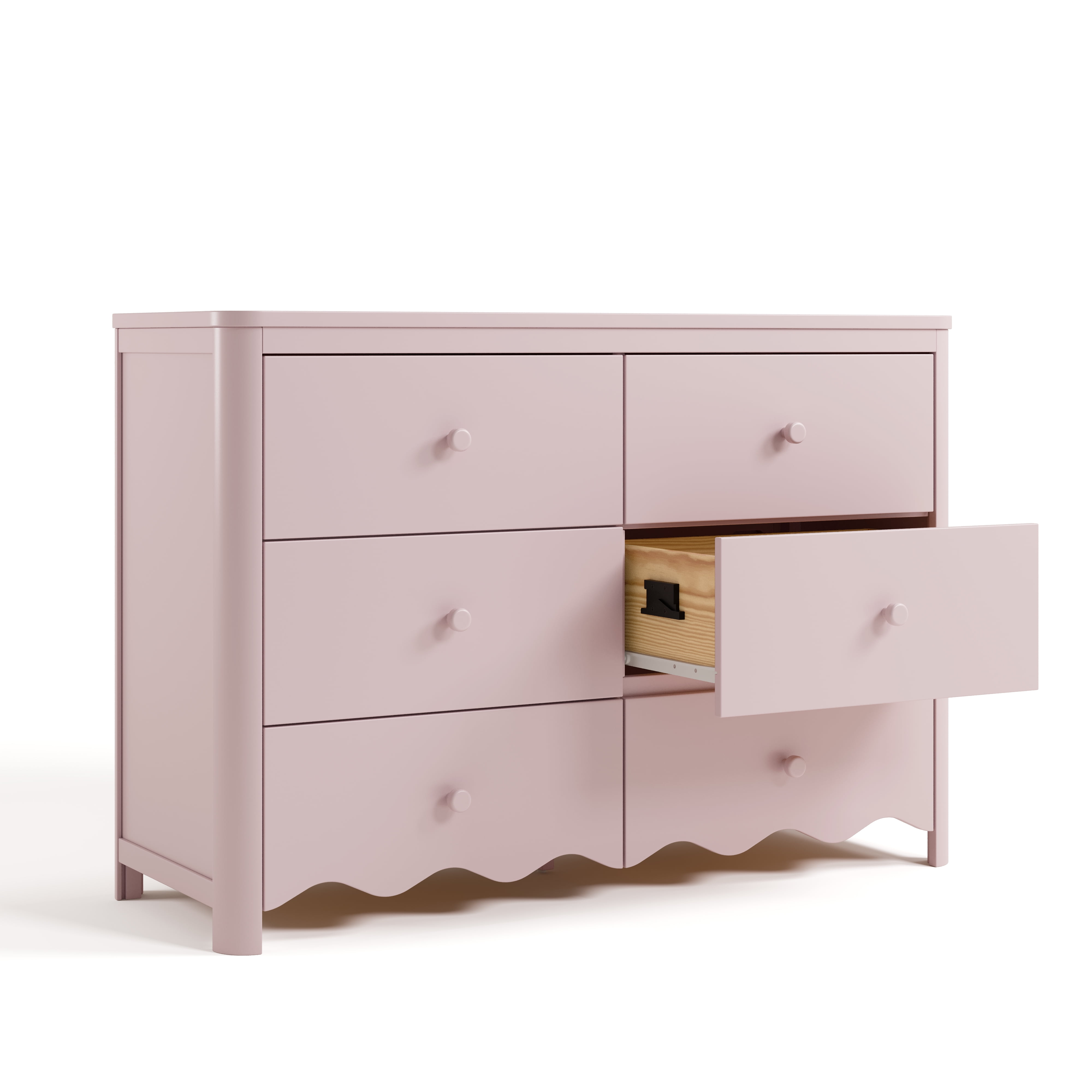 Art of Nursery by Storkcraft Casablanca 6 Drawer Nursery Dresser, Blush