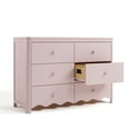 thumbnail image 5 of Storkcraft Casablanca 6 Drawer Nursery Dresser, Blush, 5 of 12