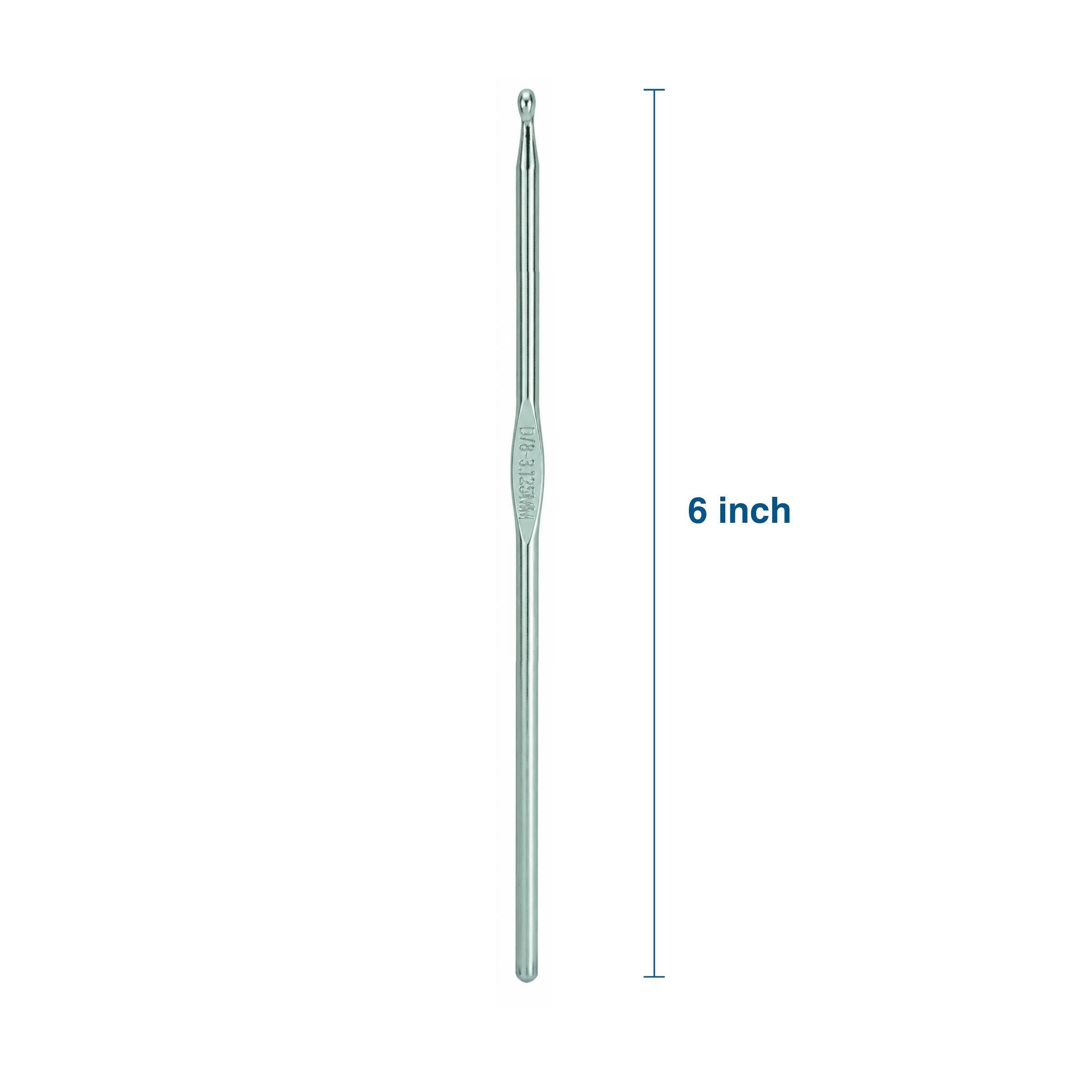 Hello Hobby Aluminum Crochet Hook, Size D, 3.125 mm