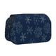 thumbnail image 1 of Disketp Snowflake Dark Blue Estuche de Lápices de Doble Capa con Tapa Abatible y Cremallera, Organizador Escolar para Adolescentes y Adultos, 1 of 7