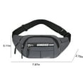 thumbnail image 3 of Aihimol Men's Waist Bag New Outdoor Leisure Sports Crossbody Chest Bag Large Capacity Business Mobile Phone Coin Purse, 3 of 6