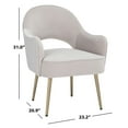 thumbnail image 5 of SAFAVIEH Dublyn Accent Chair Light Grey, 5 of 10