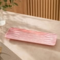 thumbnail image 5 of Japanese Style Rectangular Sushi Platter, Dishwasher Safe Serving Tray for Appetizers, Fruit Cakes and Desserts, 5 of 6
