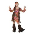 thumbnail image 2 of MUXiin Toddler Halloween Outfit,60s Hippie Girl Halloween Party Dress Up Outfit For Kids Toddler Stage Performance Photoshoot,9-10 Years, 2 of 6