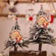 thumbnail image 5 of Adorno colgante para árbol de Navidad, coche pintado de madera, 12 Uds., Navidad, Año Nuevo, 5 of 5