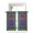 Blue, variant on Archway Columns Tier Curtains 24 Inch Length,Sheer Curtains for Bedroom Living Room Vintage Ethnic Traditional Blue Teal Castle Short Kitchen Curtains Drapes for Small Half Window 27.5"x24" 2 Panels