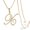 X, variant on Extra Paper Clip Chain A-Z Golden Cursive Initial Letter Necklace For Women | Cubic Zirconia Stone Alphabet Necklace w/ 18in+2in Extender Chain Birthday Gifts Anniversary Gift Best Valen