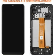 Screen for Samsung Galaxy A12 Screen Replacement for Samsung A125 LCD Screen SM-A125F,SM-A125M,SM-A125U Touch Display Digitizer Assembly Repair Parts?Black with Frame?