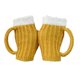 thumbnail image 1 of Ganfancp Divertido 3 D Taza de Cerveza de Punto Guante de Regalo, Guantes de Punto a Mano, Taza de Cerveza de Punto Térmico Cove, Beer Lover Regalos Ofertas Del Día Liquidación 1 Par* de Guantes, 1 of 3