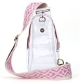 thumbnail image 4 of Sac Banane Transparent en PVC Sac Banane de Hanche Clair Sac à Main pour Dames Sac à Main (Rose), 4 of 10