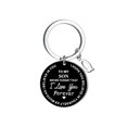 thumbnail image 2 of Creative DIY To My SON Black Stainless Steel Last Name 26 Letter Keychain 2.5cm, 2 of 7