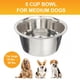 thumbnail image 2 of Neater Pet Brands Tazones Para Perros De Acero Inoxidable De 5 Tazas (40 Oz.) 1 Tazón De Repuesto Para Comedero Individual Neater (Modelo Mediano De Lujo) Tazón De Comida Para Perros O Tazones De Agua, 2 of 5