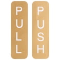 thumbnail image 1 of 1 Pair Push Pull Sign Adhesive Pull Push Door Sticker Household Door Sign Decal, 1 of 9