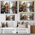 thumbnail image 4 of Designart "Urban Heights with Skyscrapers IV" Cityscapes Floater Framed Canvas Art Print, 4 of 7
