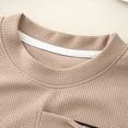 thumbnail image 2 of Toddler Kids Baby Boy Summer Clothes Sets 6 12 18 24 Months 2T 3T 4T 5T 6T Solid Print Short Sleeve Tops Solid Shorts Outfits Kaprioy Baby Boy Clothes, 2 of 5