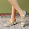 thumbnail image 2 of Oyedens Dress Shoes for Women Ladies Sexy Fashion Dot Pointed Toe Low Heel Dressy Shoes Summer Fall, 2 of 5