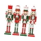 thumbnail image 4 of Figuras decorativas de Cascanueces de Navidad, recuerdos de fiesta, estilo clásico, decoración de escritorio portátil multiusos, muñeca de madera, 4 25cm mayimx Figura Cascanueces, 4 of 9